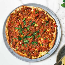 Turkisk pizza – Lahmacun